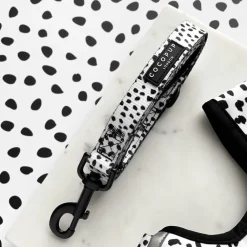 Cocopup Puppy Leads & Collars | Puppy Lead & Collar Sets-Monochrome Spots Puppy Lead & Collar Set