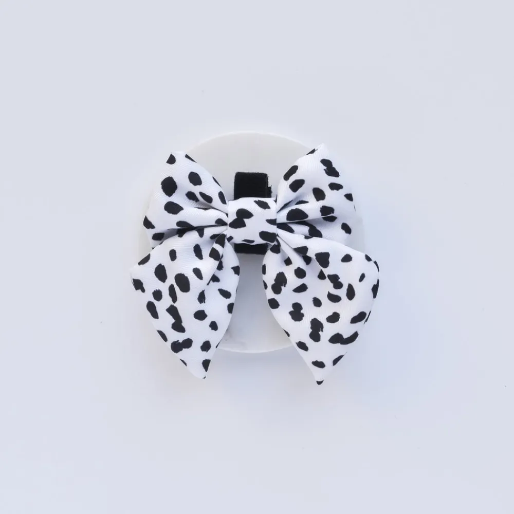 Cocopup Sailor Bow Ties-Monochrome Spots Sailor Bow Tie