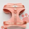 Cocopup Nakd D-Ring Harnesses | Adjustable Neck Harnesses-NAKD Adjustable Neck Harness - Peach Floof
