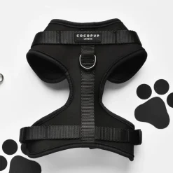 Cocopup Adjustable Neck Harnesses | Nakd D-Ring Harnesses-NAKD Adjustable Neck Harness - Liquorice