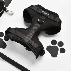 Cocopup Adjustable Neck Harnesses | Nakd D-Ring Harnesses-NAKD Adjustable Neck Harness - Liquorice