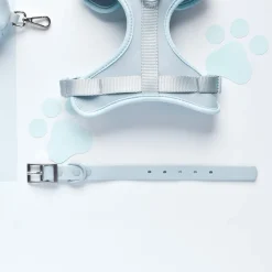 Cocopup Nakd D-Ring Harnesses | Nakd D-Ring Harness Bundles-NAKD Adjustable Neck Harness, Lead, Collar and Poop Bag Holder Bundle - Bubblegum