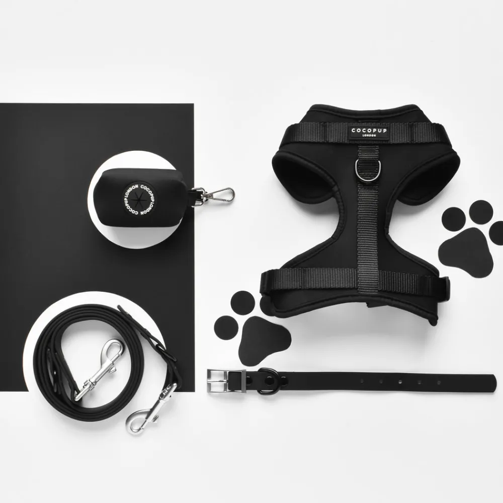 Cocopup Adjustable Neck Harnesses | Nakd D-Ring Harnesses-NAKD Adjustable Neck Harness - Liquorice