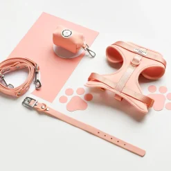 Cocopup Nakd Waterproof Collars | Collars-NAKD Collar - Peach Floof