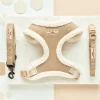 Cocopup Adjustable Harness Bundles-Nude Aviator Adjustable Neck Harness, Lead & Collar Bundle