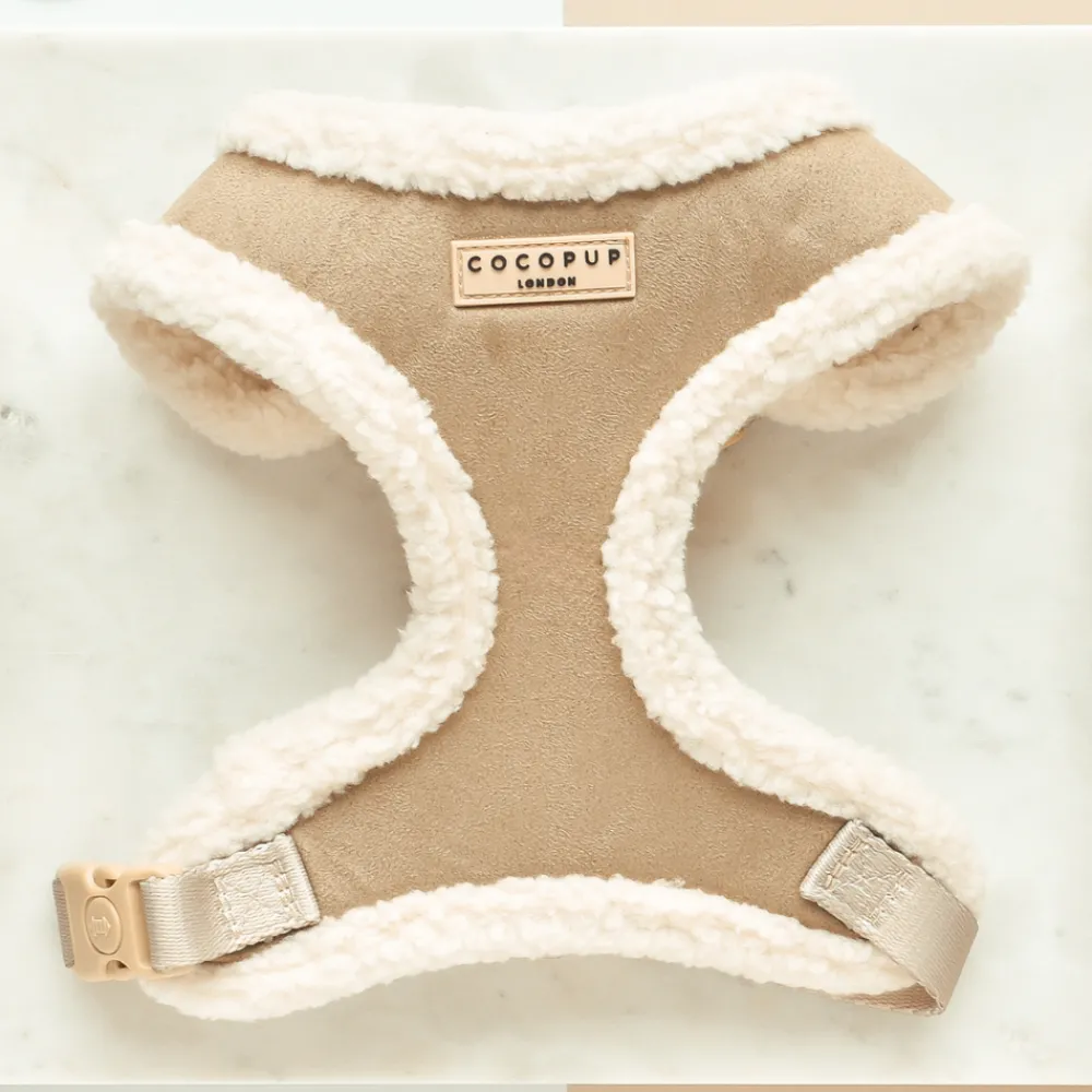 Cocopup Adjustable Harness Bundles-Nude Aviator Adjustable Neck Harness, Lead & Collar Bundle