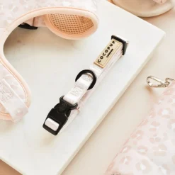 Cocopup Adjustable Harness Bundles-Nude Chic Leopard Adjustable Neck Harness, Lead & Collar Bundle
