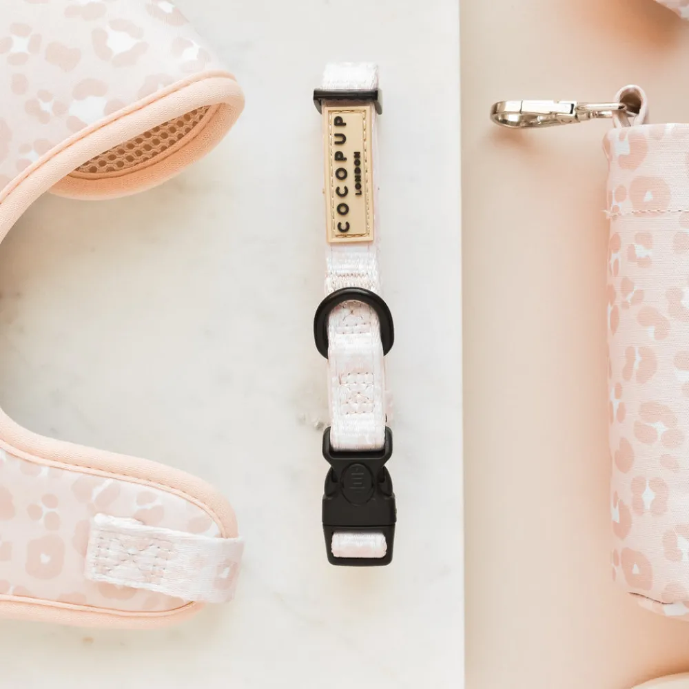 Cocopup Collars | Puppy Leads & Collars-Nude Chic Leopard COLLAR