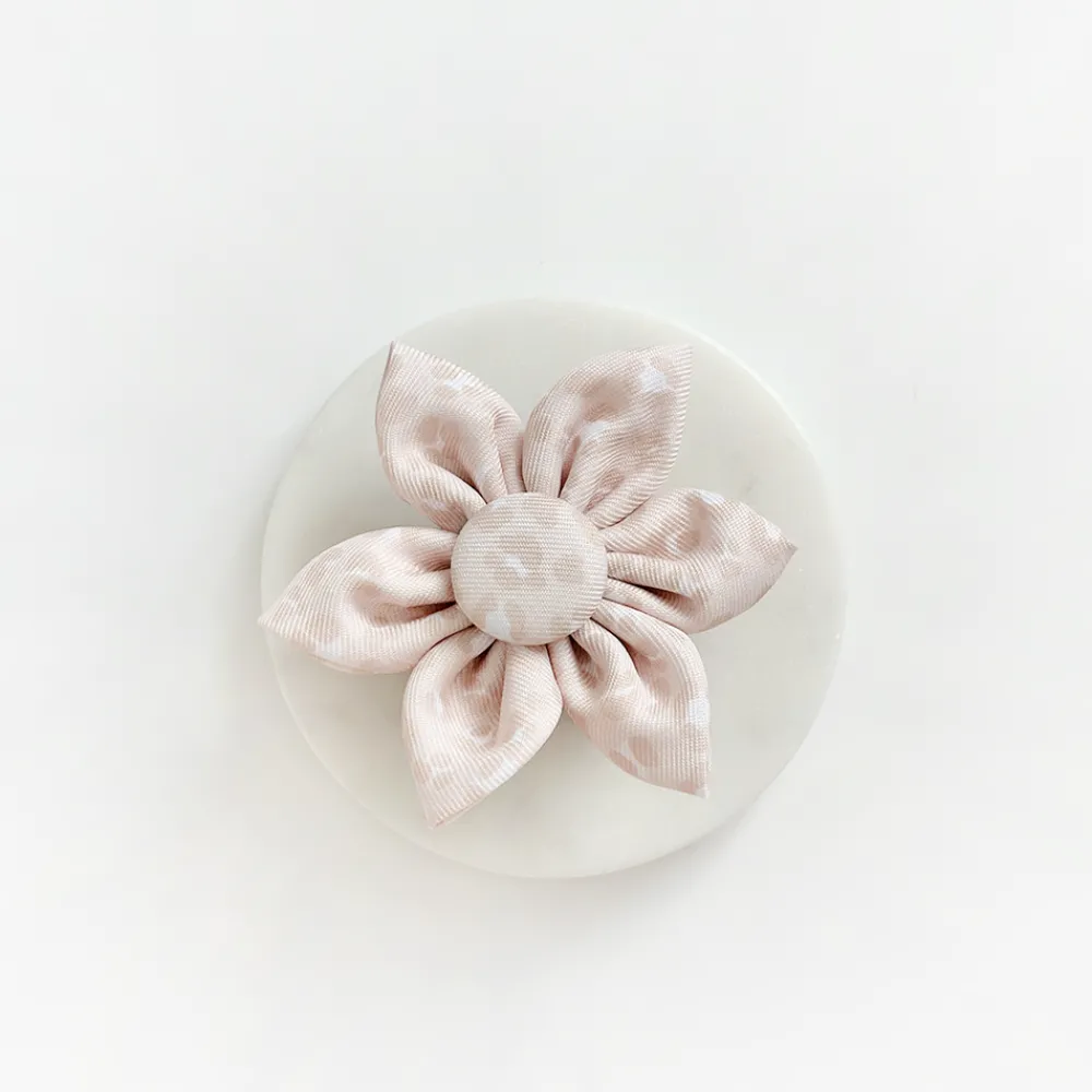 Cocopup Collar Flowers-Nude Chic Leopard Collar Flower