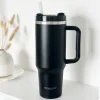 Cocopup Tumblers-Onyx Black Stainless Steel Tumbler - By Coconut Lane