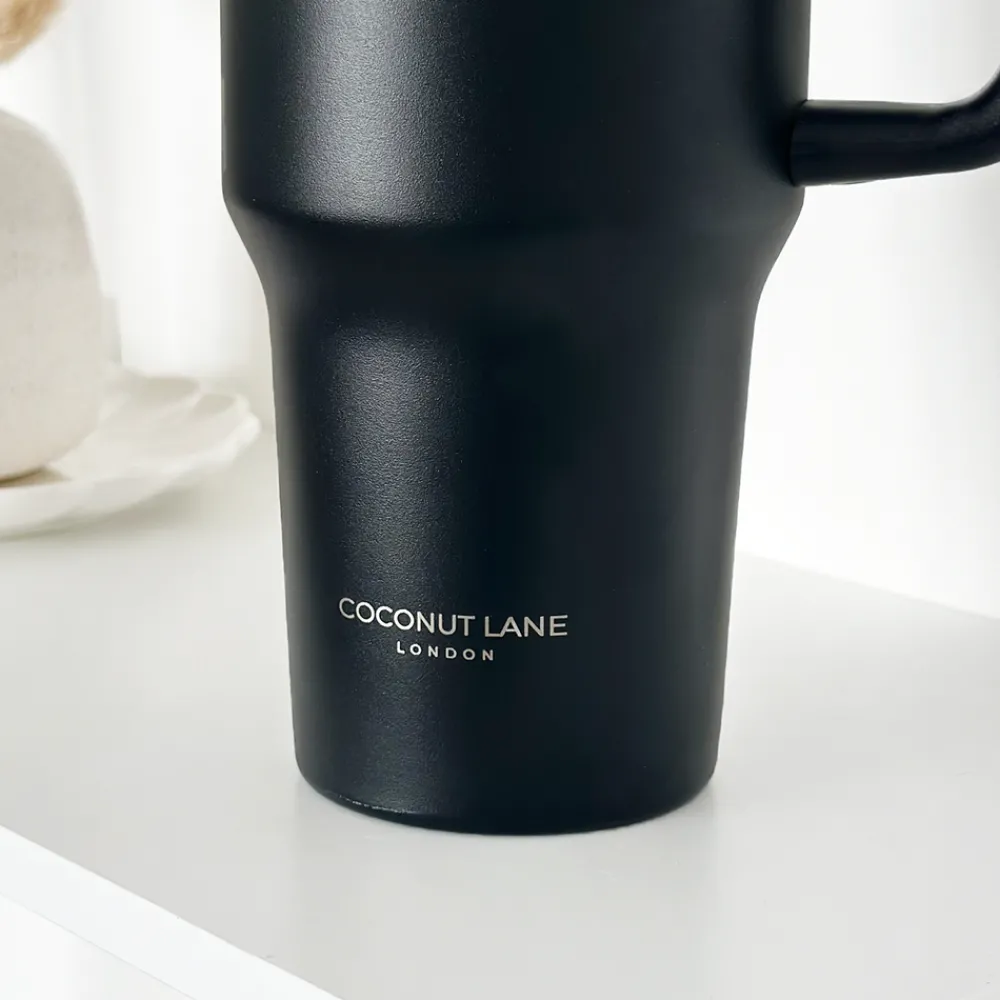 Cocopup Tumblers-Onyx Black Stainless Steel Tumbler - By Coconut Lane