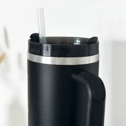 Cocopup Tumblers-Onyx Black Stainless Steel Tumbler - By Coconut Lane