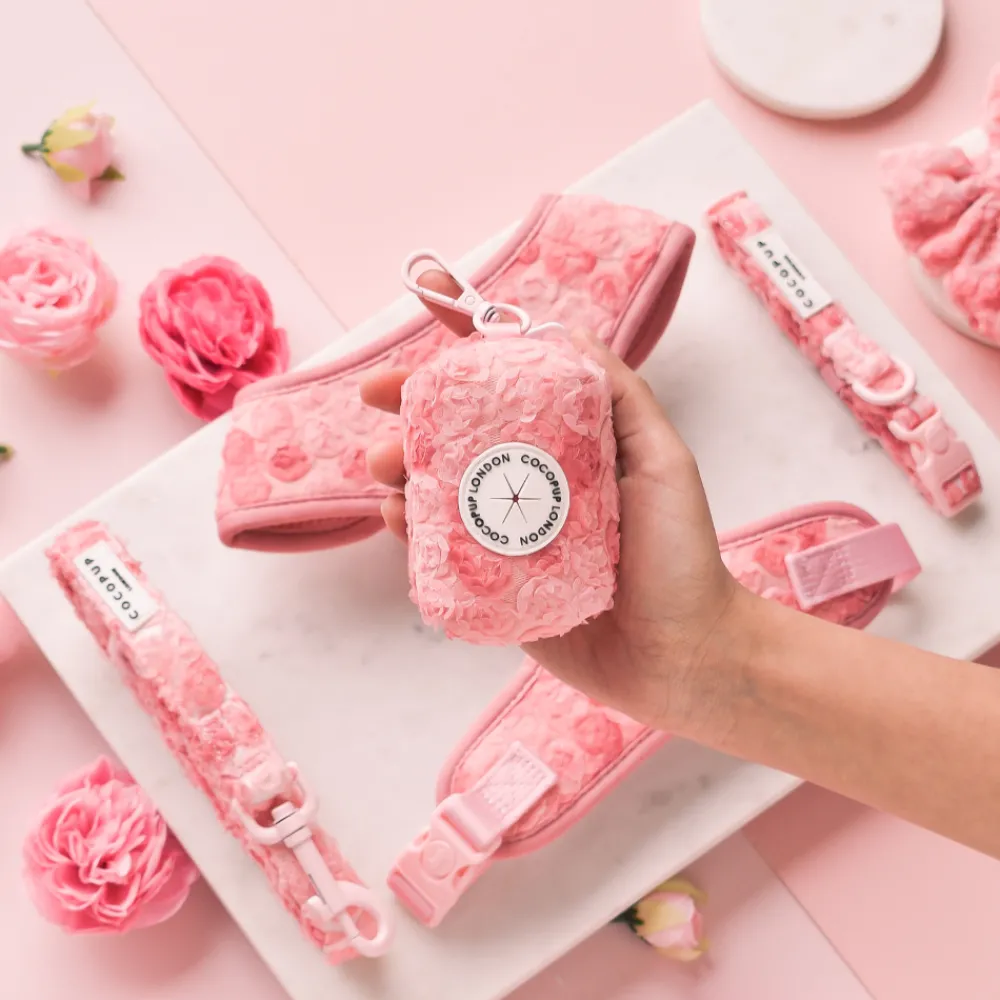 Cocopup Poop Bag Holders | Poop Bag Holders-Peony Pup Poop Bag Holder