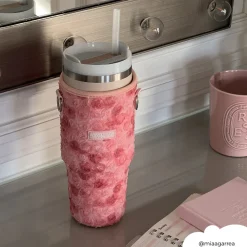 Cocopup Tumbler Carry Cases-Peony Pup Tumbler Carry Case by Coconut Lane