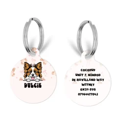 Cocopup Personalised Id Tags-Personalised Dog Cartoon ID Tag - Thea Teddy