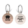 Cocopup Personalised Id Tags-Personalised Dog Cartoon ID Tag - Pup Plaid