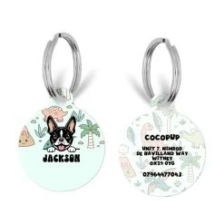 Cocopup Personalised Id Tags-Personalised Dog Cartoon ID Tag - Dinopaws