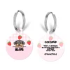 Cocopup Personalised Id Tags-Personalised Dog Cartoon ID Tag - Strawberry Picnic Pup