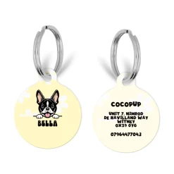 Cocopup Personalised Id Tags-Personalised Dog Cartoon ID Tag - Buttercup Pup