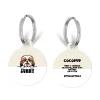 Cocopup Personalised Id Tags-Personalised Dog Cartoon ID Tag - Nude