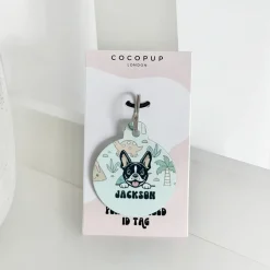 Cocopup Personalised Id Tags-Personalised Dog Cartoon ID Tag - Dinopaws