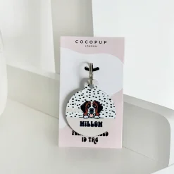Cocopup Personalised Id Tags-Personalised Dog Cartoon ID Tag - Dalmatian