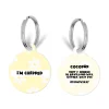 Cocopup Personalised Id Tags-Personalised Text ID Tag - Buttercup Pup