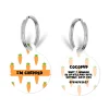 Cocopup Personalised Id Tags | Cat Id Tags-Personalised Text ID Tag - Carrot