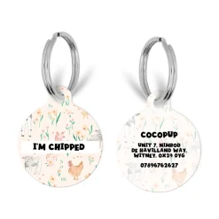Cocopup Personalised Id Tags | Cat Id Tags-Personalised Text ID Tag - Farmyard Friends