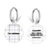 Cocopup Personalised Id Tags-Personalised Text ID Tag - Spring Plaid