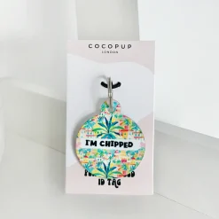 Cocopup Personalised Id Tags | Cat Id Tags-Personalised Text ID Tag - Portofino Pup