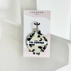 Cocopup Personalised Id Tags-Personalised Text ID Tag - Ivory Tort