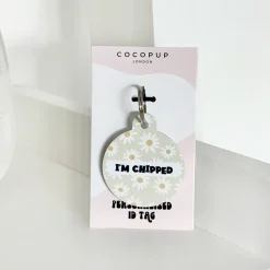 Cocopup Personalised Id Tags-Personalised Text ID Tag - Daisy Chain