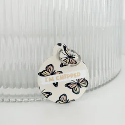 Cocopup Personalised Id Tags-Personalised Text ID Tag - Boujee Butterfly