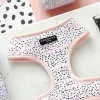Cocopup Adjustable Neck Harnesses-Pink Dalmatian Adjustable Neck HARNESS