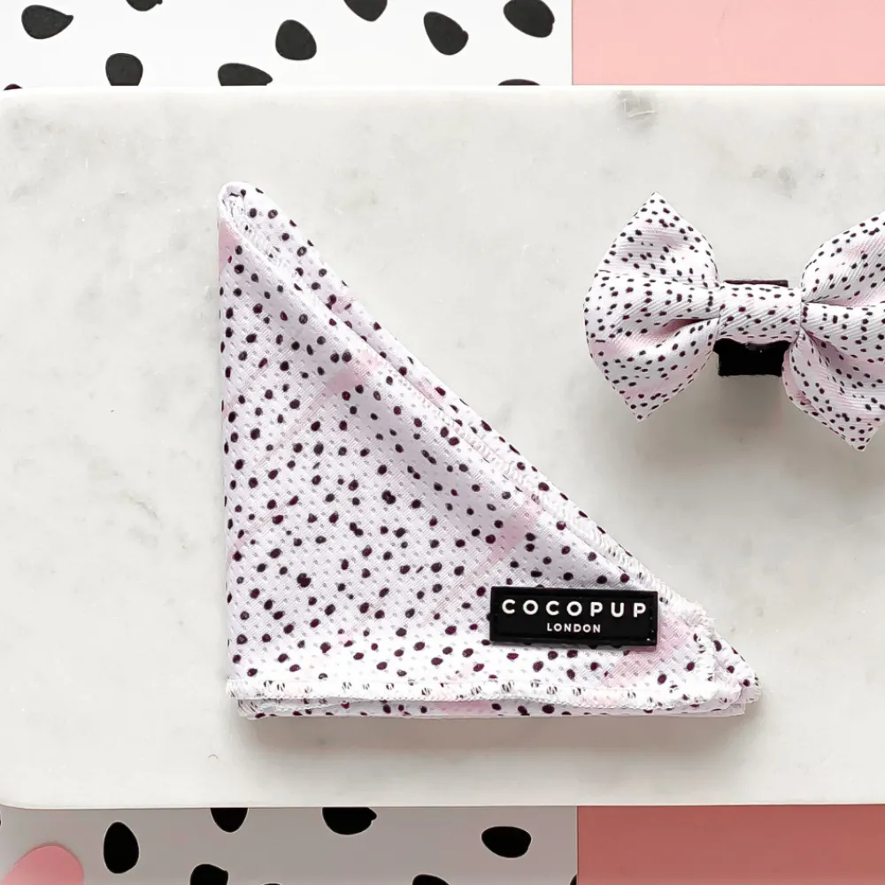 Cocopup Bandanas-Pink Dalmatian Bandana