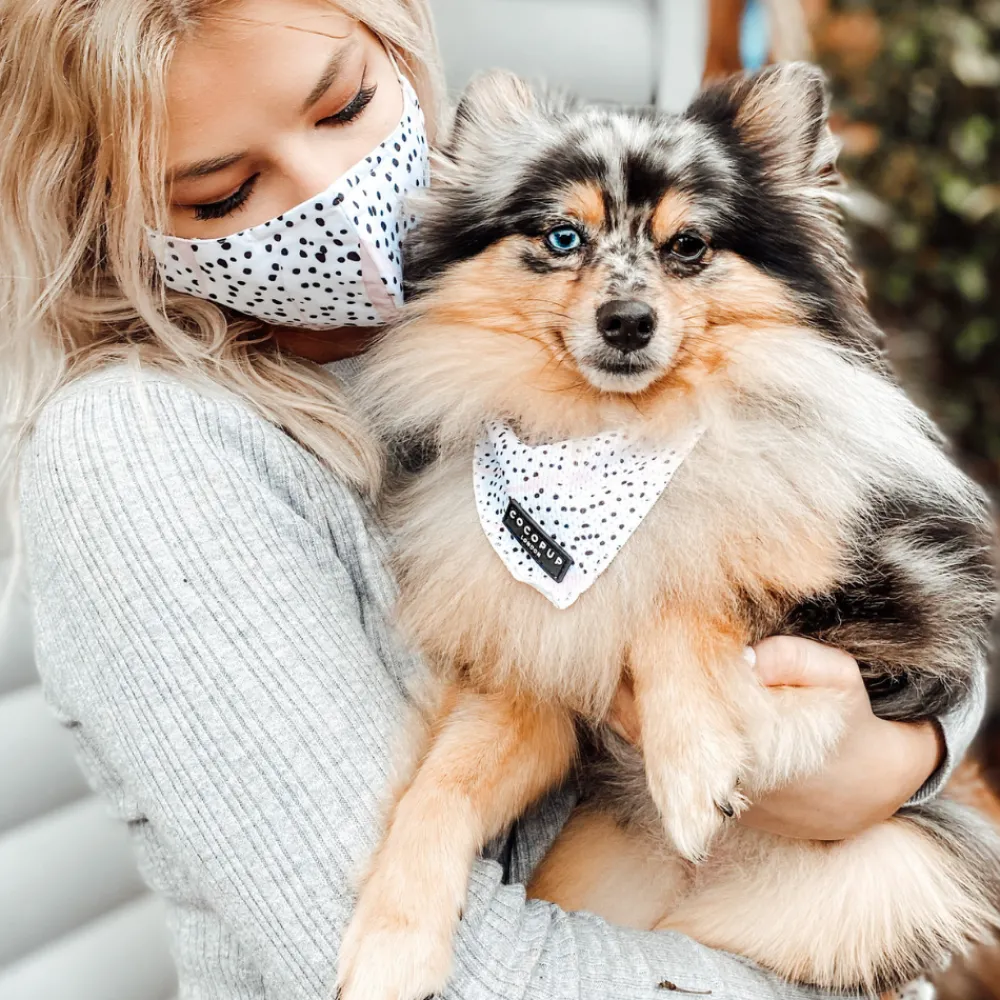 Cocopup Bandanas-Pink Dalmatian Bandana