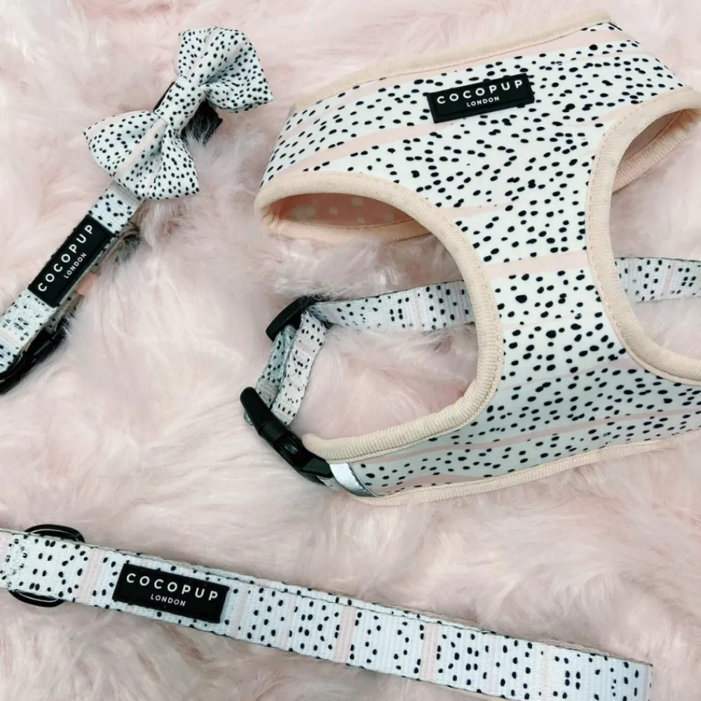 Cocopup Collars | Puppy Leads & Collars-Pink Dalmatian COLLAR
