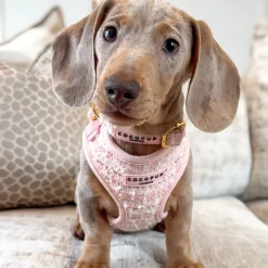 Cocopup Collars-Pink Textured Tweed COLLAR