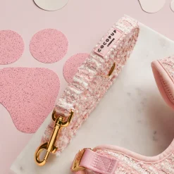 Cocopup Leads-Pink Textured Tweed Lead