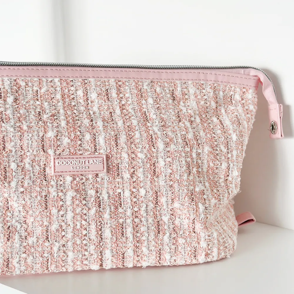 Cocopup Magic Lifestyle Pouch-Pink Textured Tweed Magic Lifestyle Pouch - By Coconut Lane