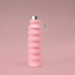 Cocopup Foldable Bowls | Foldable Bowls-Pink Travel Bundle - Water Bottle, Poop Pocket, Foldable Bowl
