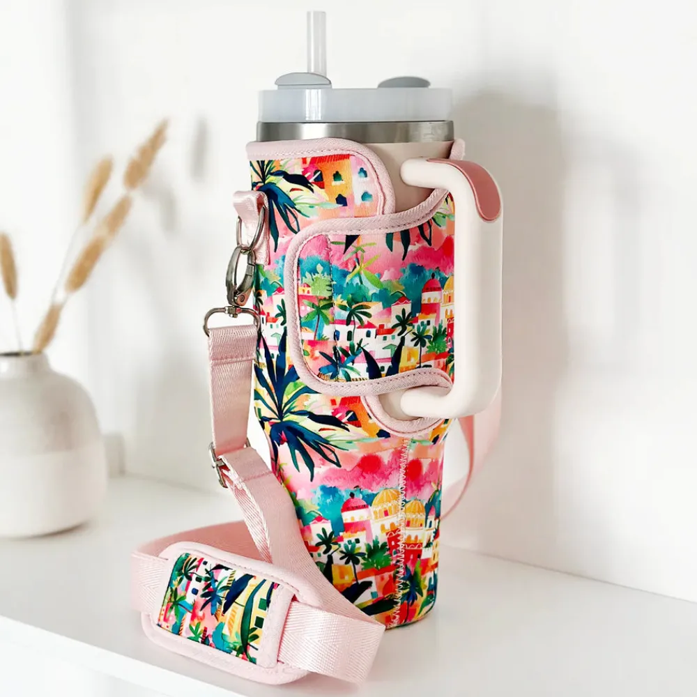 Cocopup Tumbler Carry Cases-Portofino Pup Tumbler Carry Case by Coconut Lane