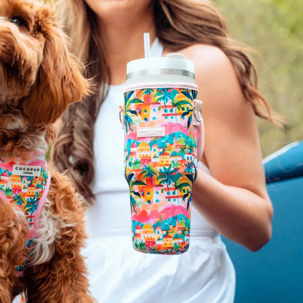 Cocopup Tumbler Carry Cases-Portofino Pup Tumbler Carry Case by Coconut Lane