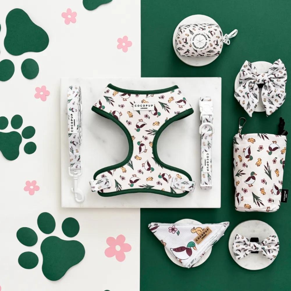 Cocopup Adjustable Harness Bundles-Puddle Pup Adjustable Neck Harness, Lead & Collar Bundle