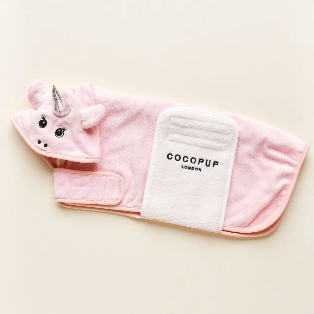 Cocopup Drying Robes ð§-Pupicorn Drying Robe