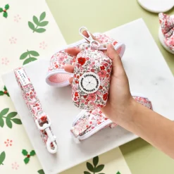 Cocopup Poop Bag Holders | Poop Bag Holders-Quilted Cute Flowers Poop Bag Holder