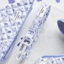 Cocopup Leads-Quilted Ditsy Floral Periwinkle Lead