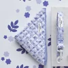 Cocopup Bandanas-Quilted Ditsy Floral Periwinkle Bandana