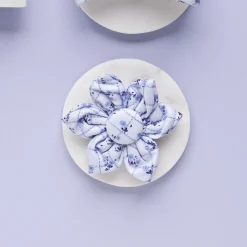 Cocopup Collar Flowers-Quilted Ditsy Floral Periwinkle Collar Flower
